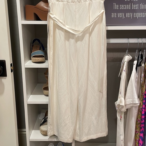 Greylin white linen jumpsuit, size XS - Picture 6 of 7